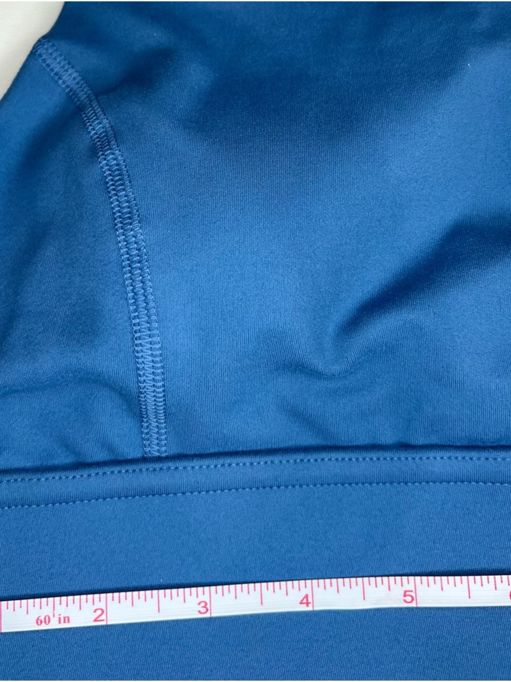 Savvi Athletic Sports Bra Size Medium Deep Sea Blue - Picture 2 of 4